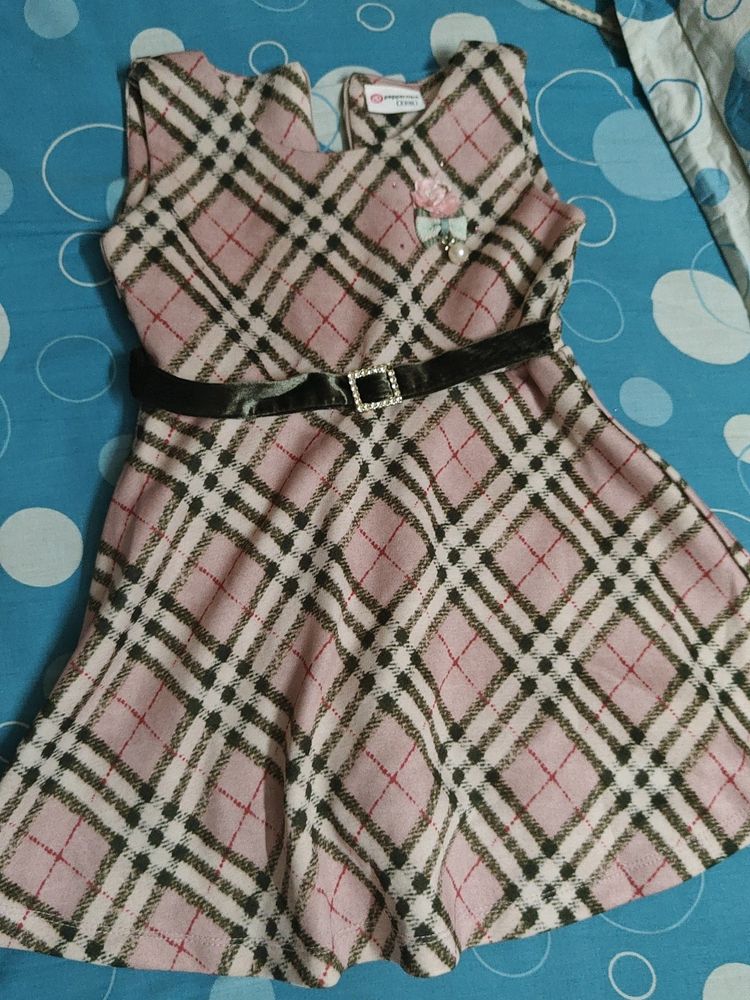 Party Wear Dress For 2-3 Year Used