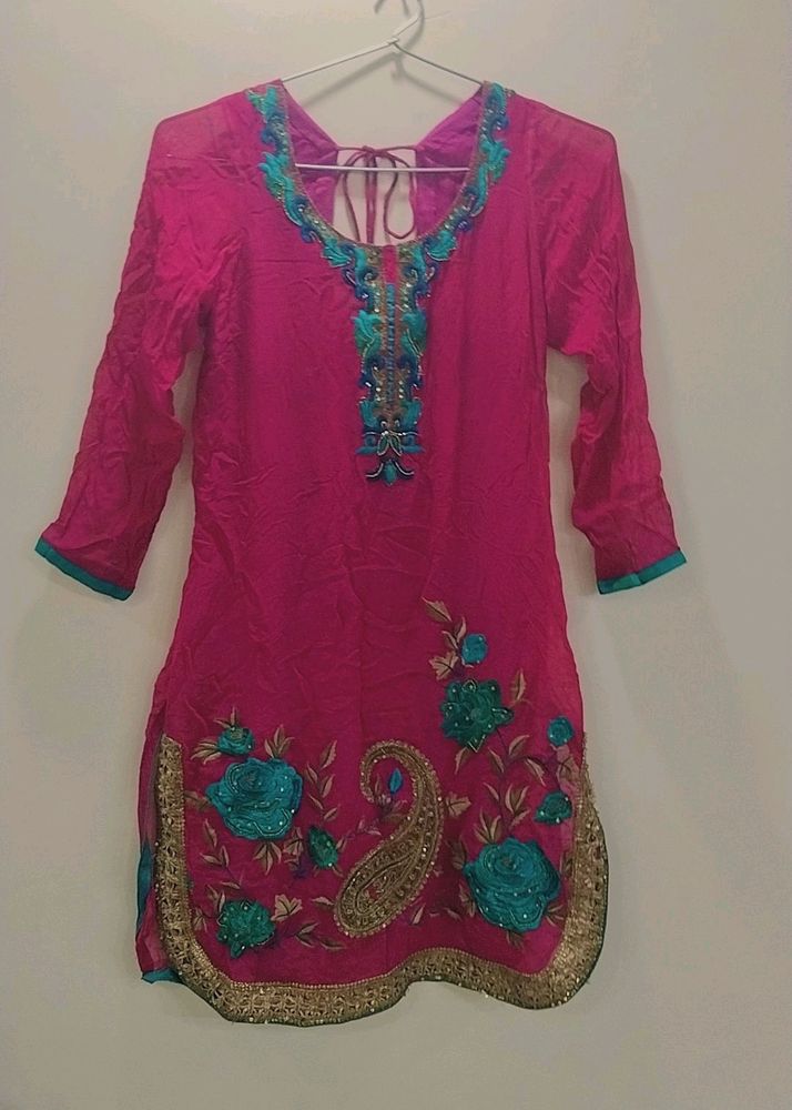 Magenta Colour Full Suit Se With Dupatta