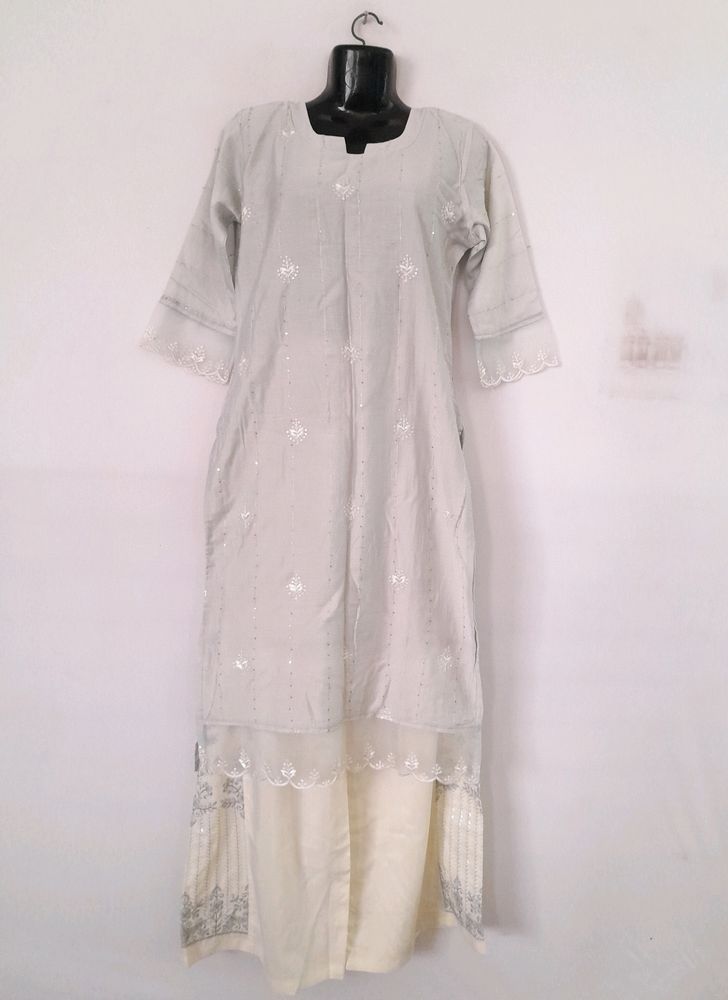 Grey Casual Kurta Set (Women's)