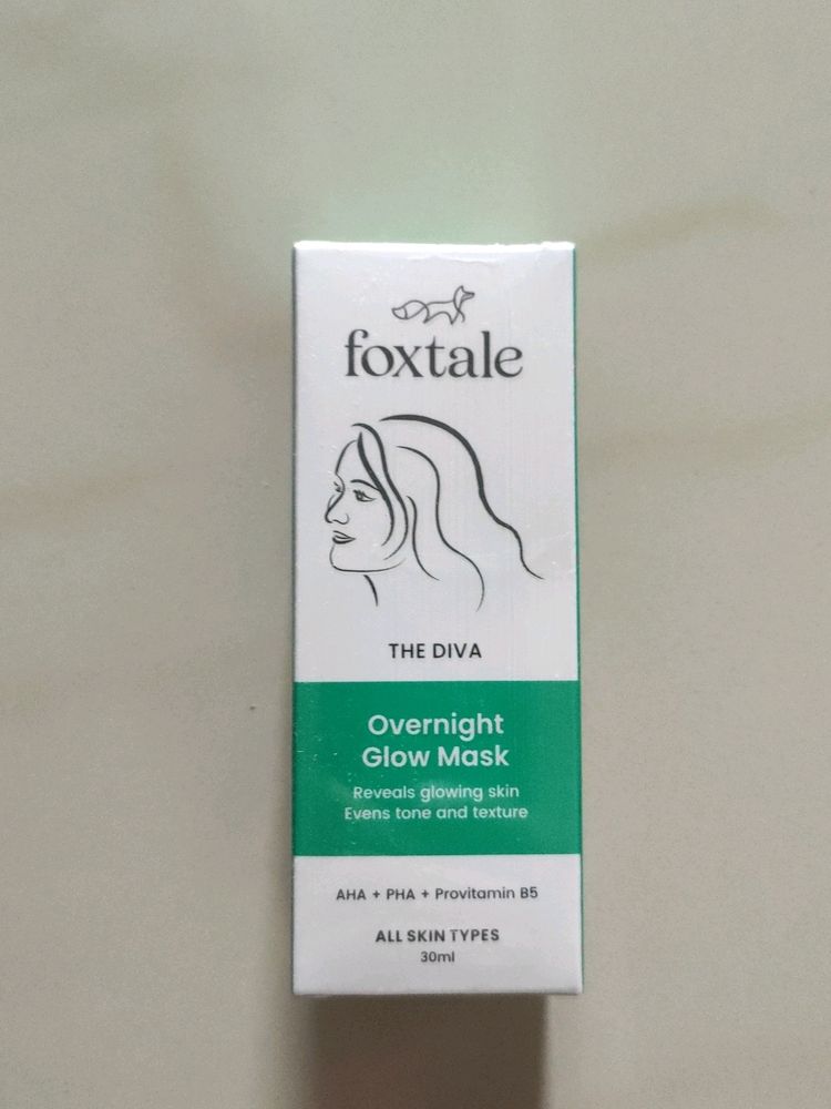 Sealed Foxtale Overnight Glow Mask