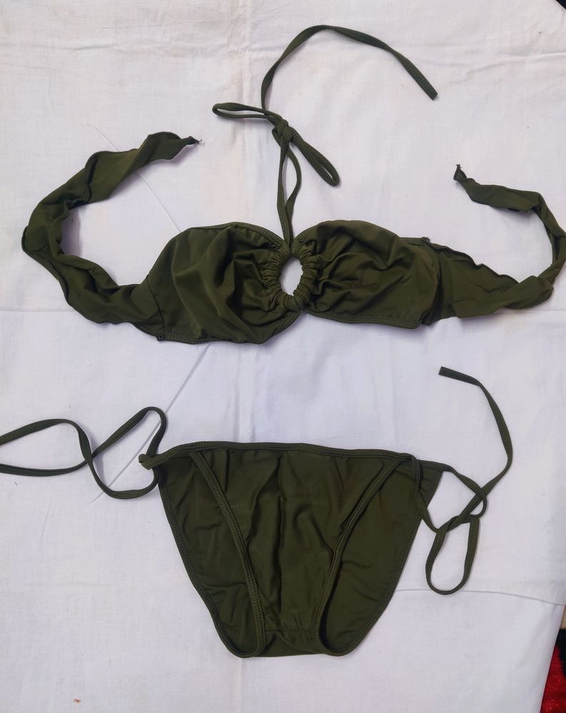 Olive Green 💚 Bikini Set Brand New