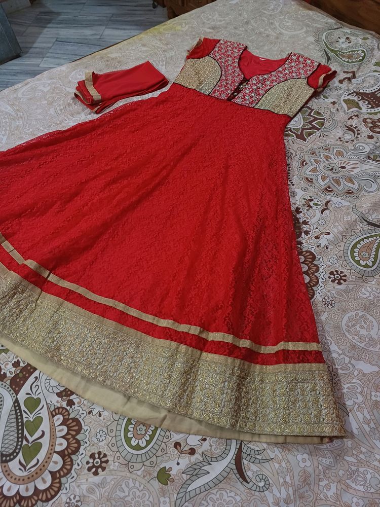 Red Anarkali Kurti...♥️