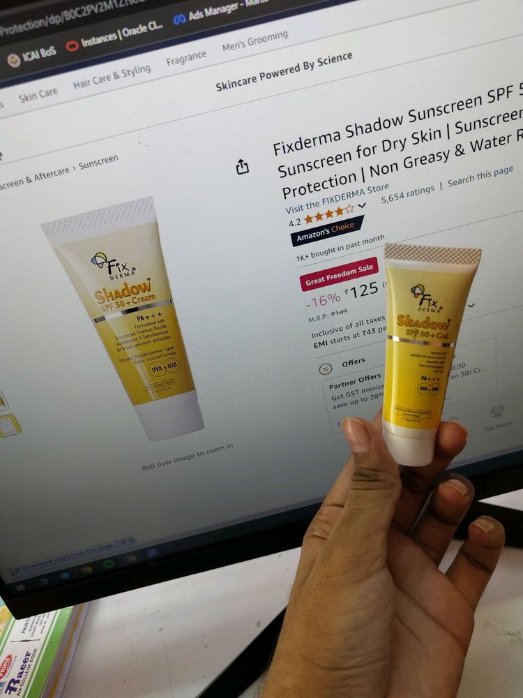 Fix Derma Spf50++ Shadow gel