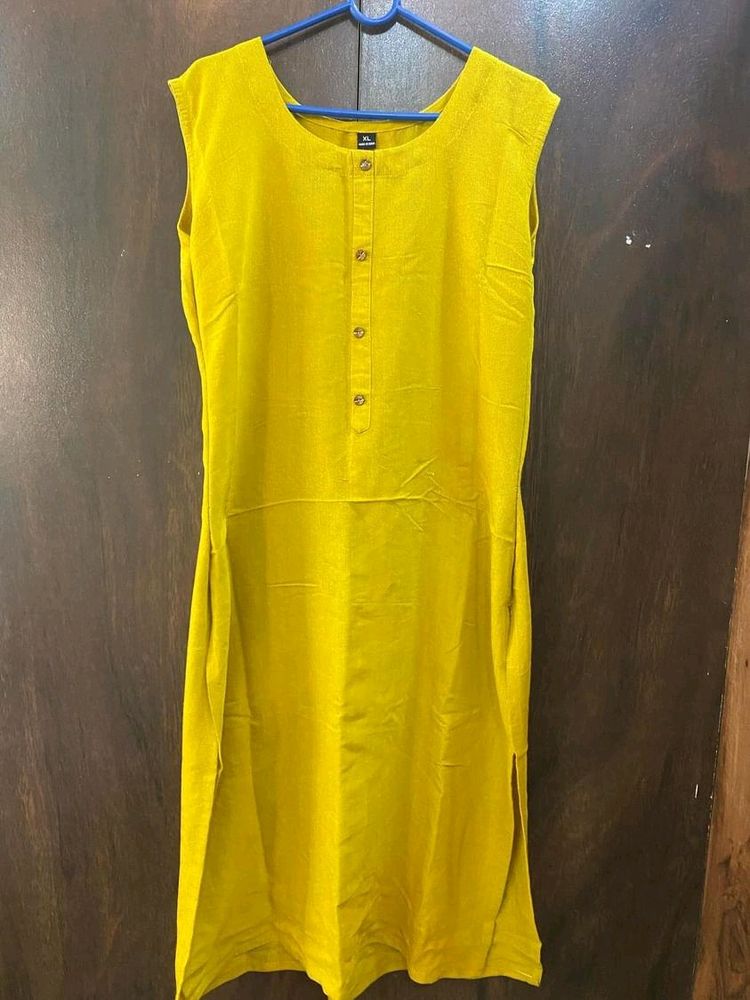 Yellow kurti