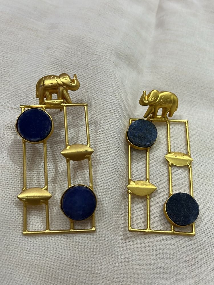 18K Plated Contemporary Earrings