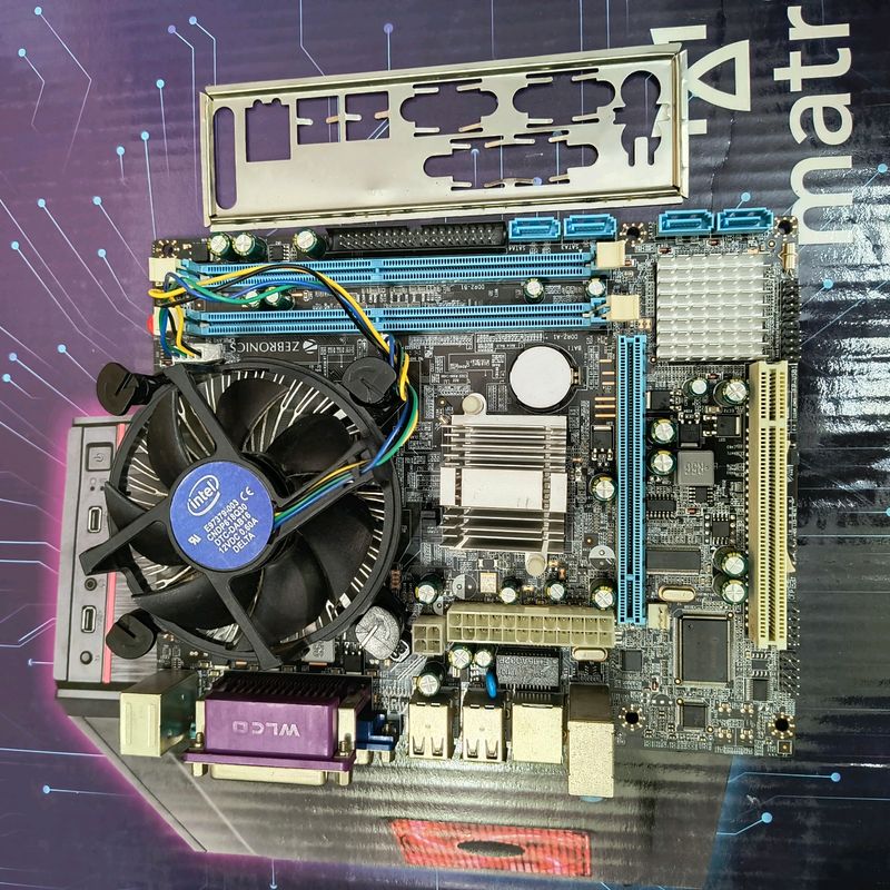 Zebronics Motherboard With Core 2 Duo Processor