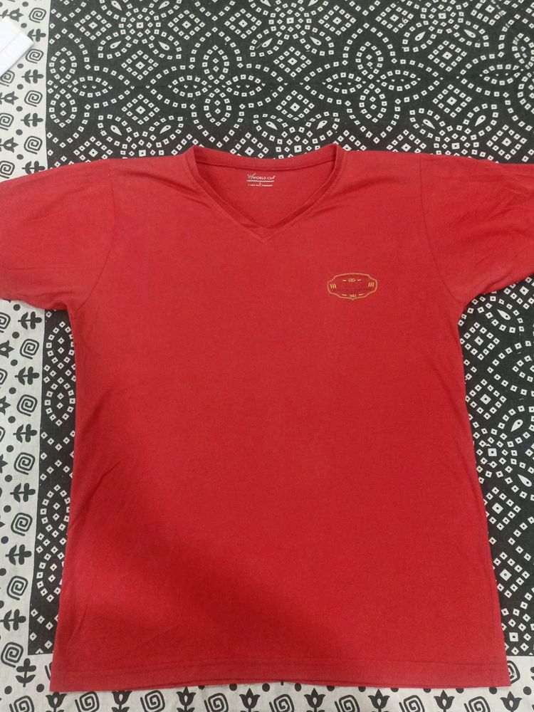 V Shape T Shirt, Comfortable And Good In Look