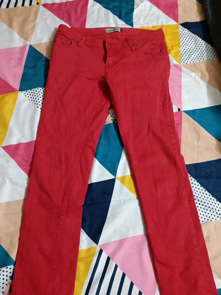 Cute Red Jeans