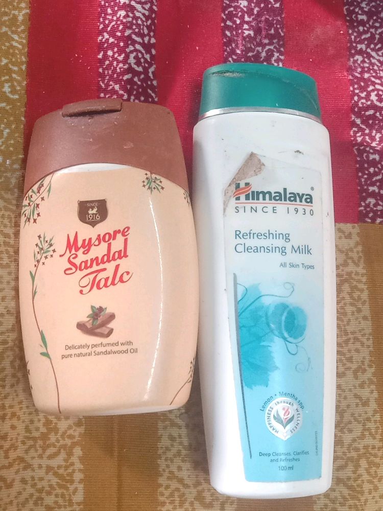 Himalaya Cleansing Milk And Mysore Sandal Powder