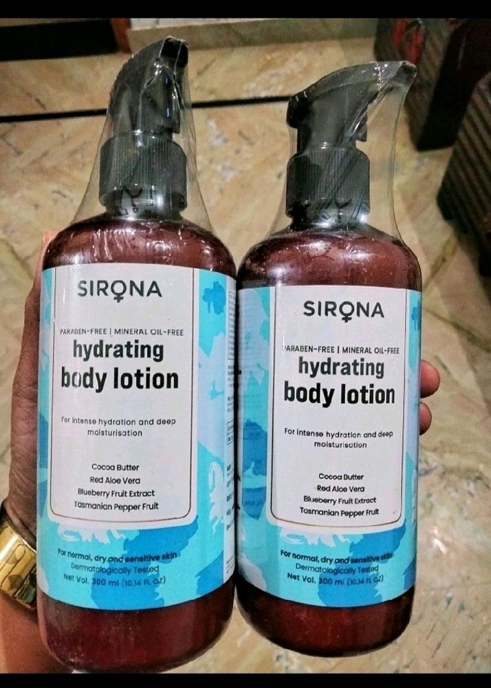 Sealed Sirona Hydrating Body Lotion  Each