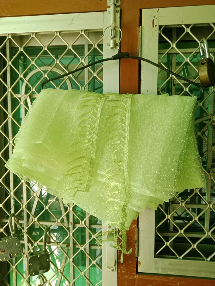 New Net Saree With Pretty Lace.