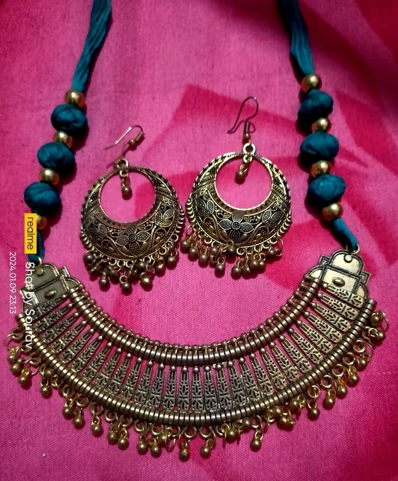 Oxidised Jewellery Set