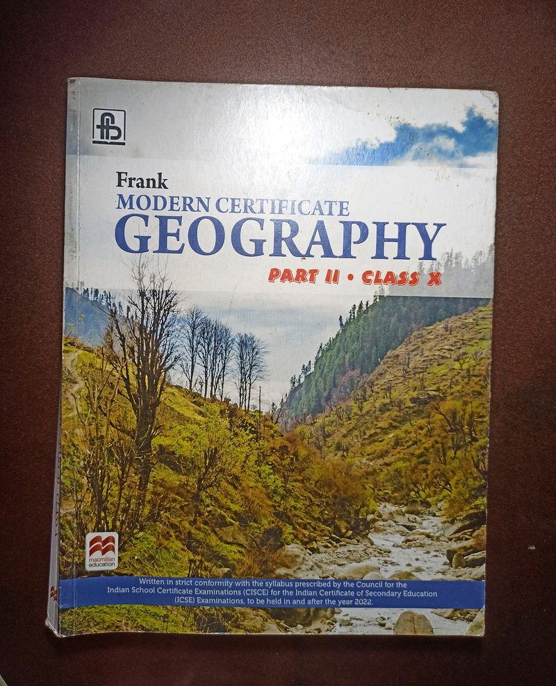 ICSE Geography Book Class X