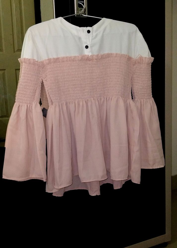 Ruffle Pink Top