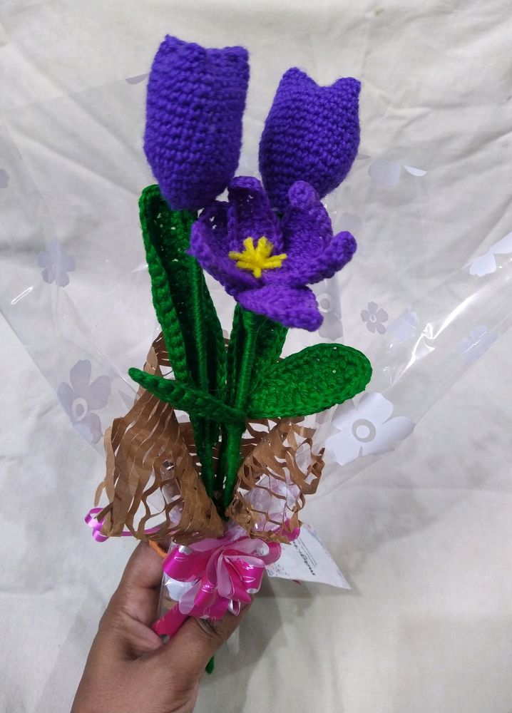 Crochet Tulip Bouquet