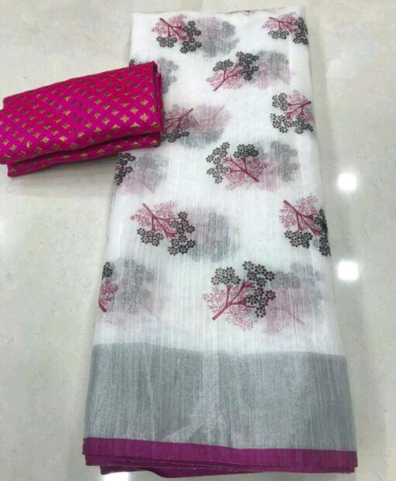 Linen Sarees 1