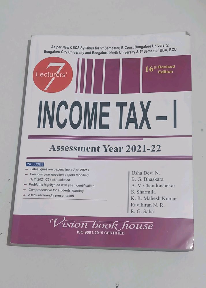 Income Tax 1 Book