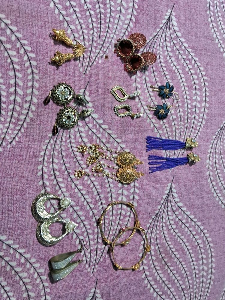 9 Earing 1 Bangles Set