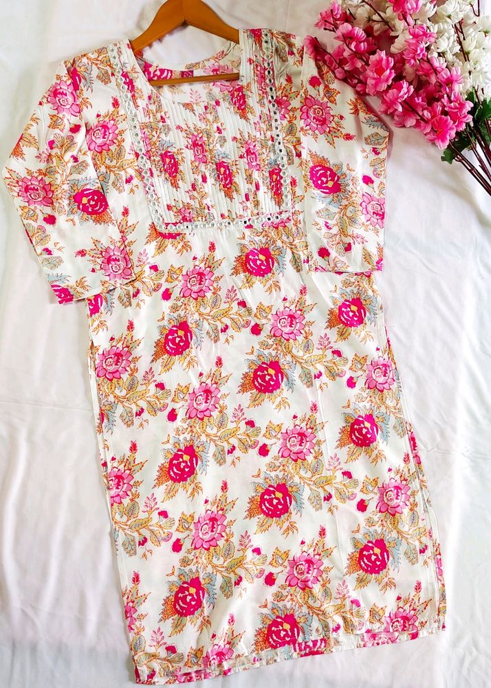 Floral Print Kurti