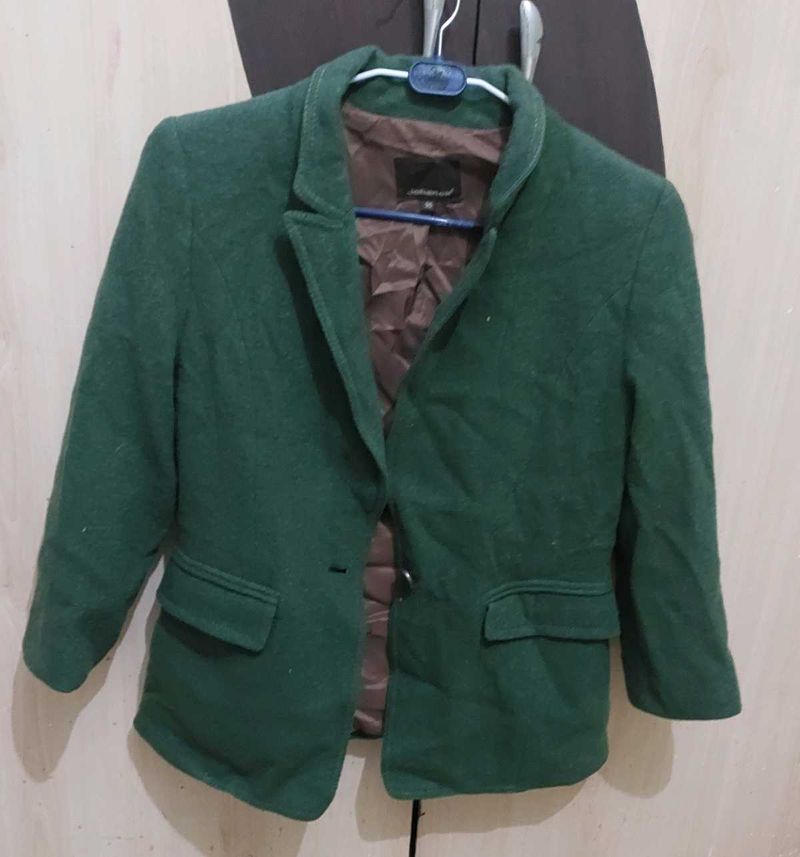 Green Colour Coat.