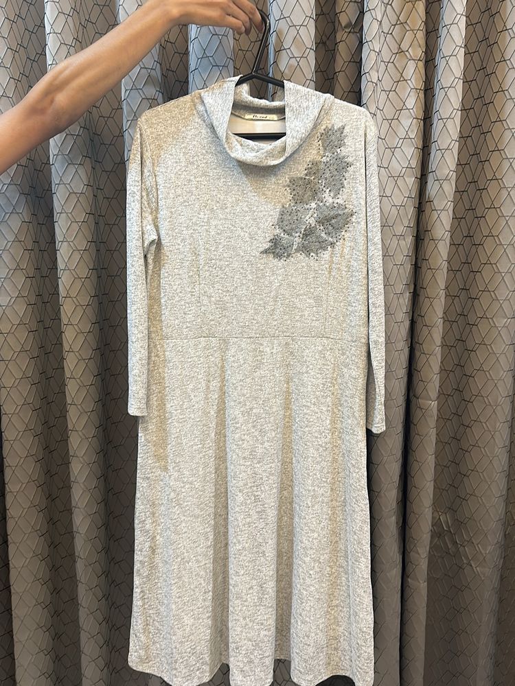 Silver Leafy Dress