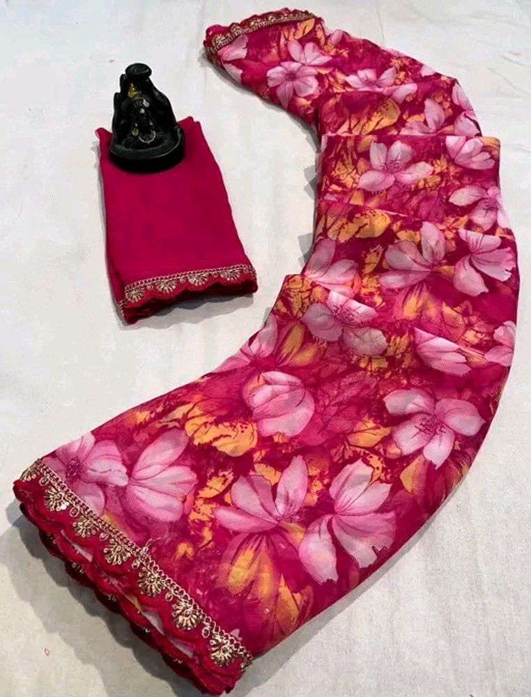 Soft Georgette Saree