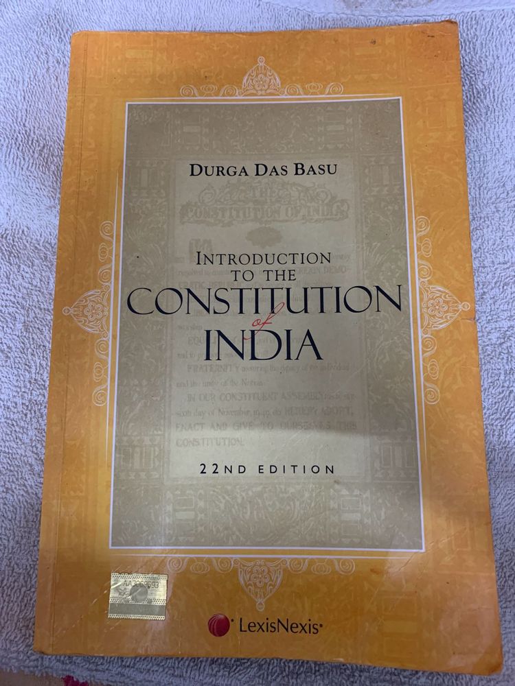 Constitution Of india By DD Basu