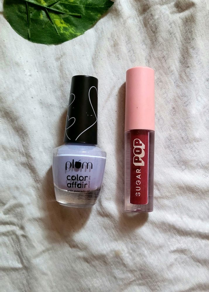 Nail Polish + Lip Liquid Combo