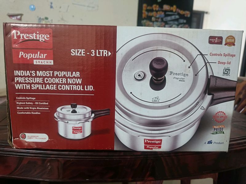 Unused Prestige Pressure Cooker 3litre