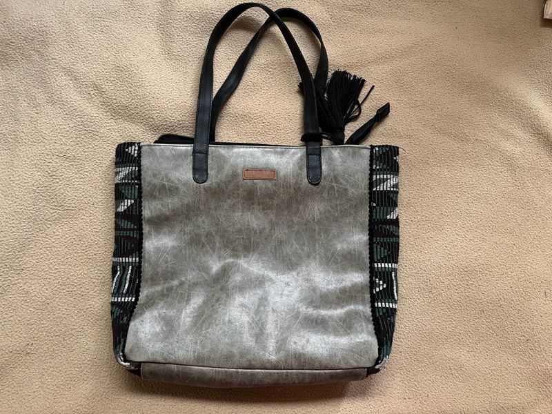 Faux leather Tote bag