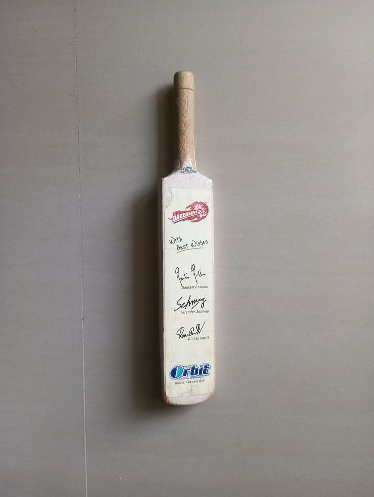 Viru, GG & DK Signed Small Bat