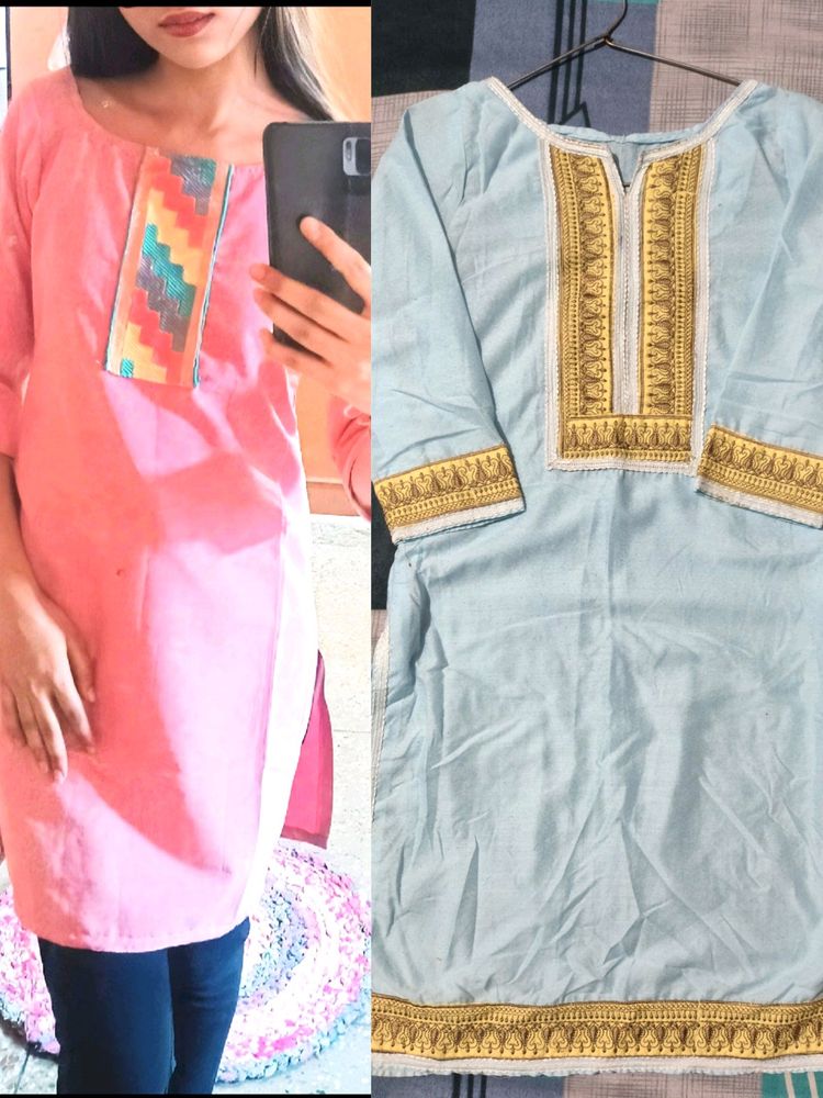 Combo Of 2 Short Kurta