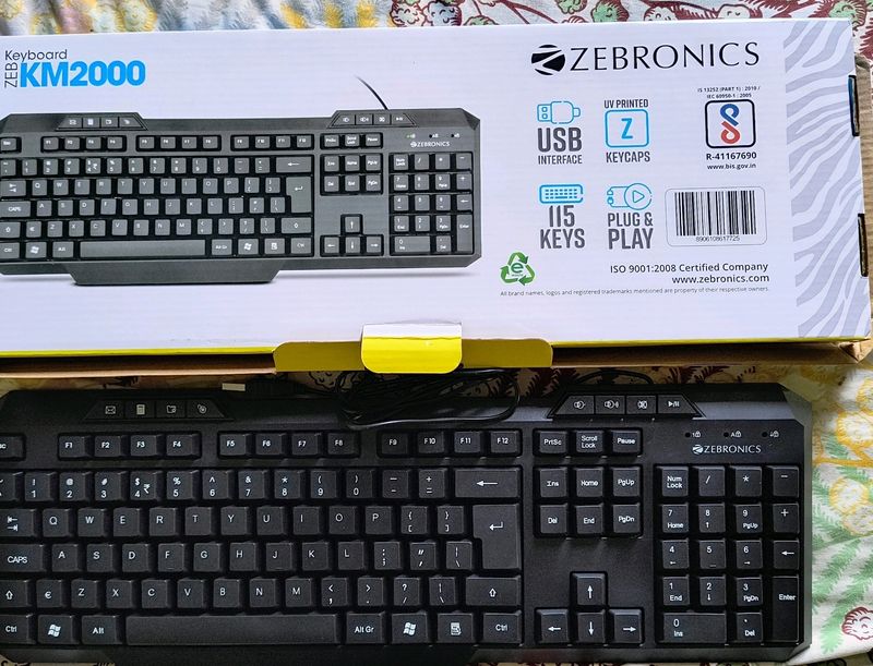 Zebronics Km2000 Keyboard Unused For Sale