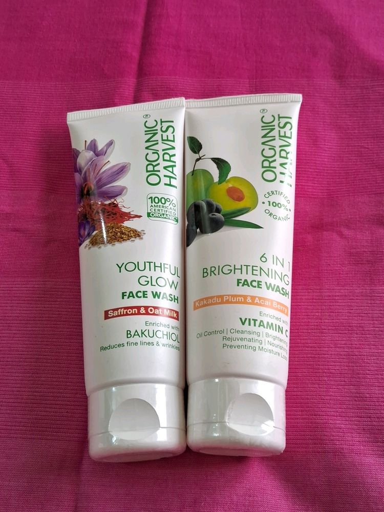 Face Wash By Organic Harvest Combo Of 2