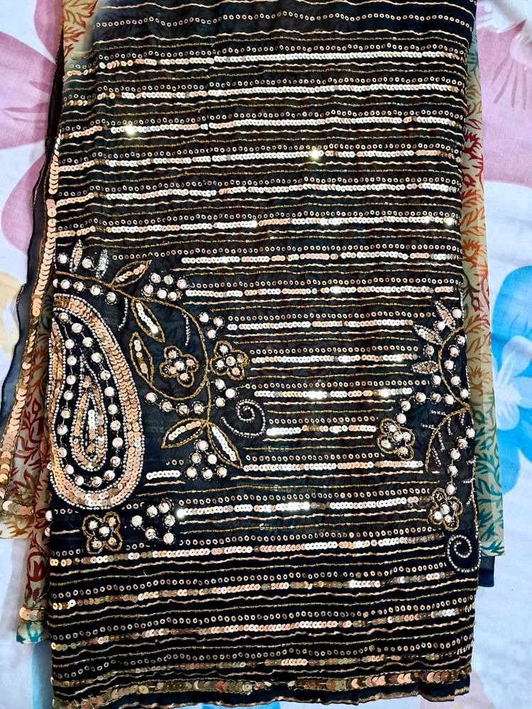 Beautiful Black 🖤 Saree