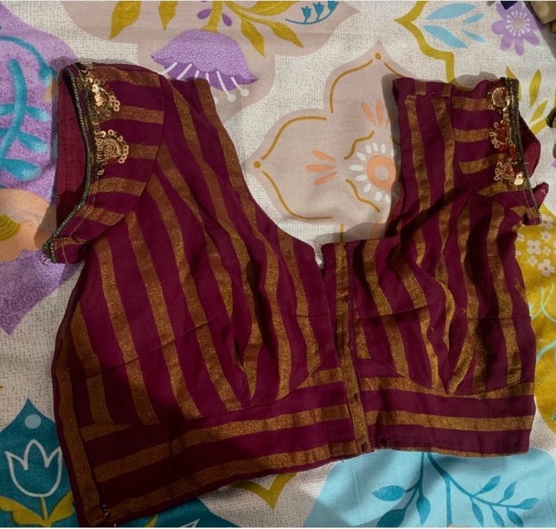 Blouse Maroon Color