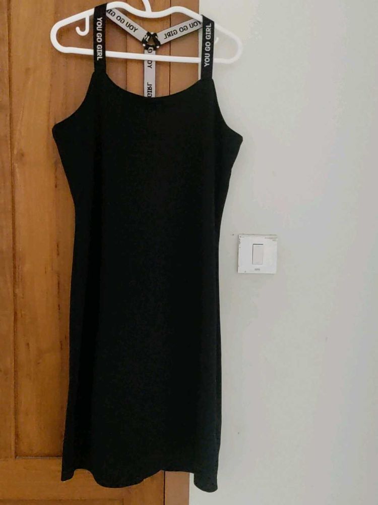 Black Bodycon Mini Dress