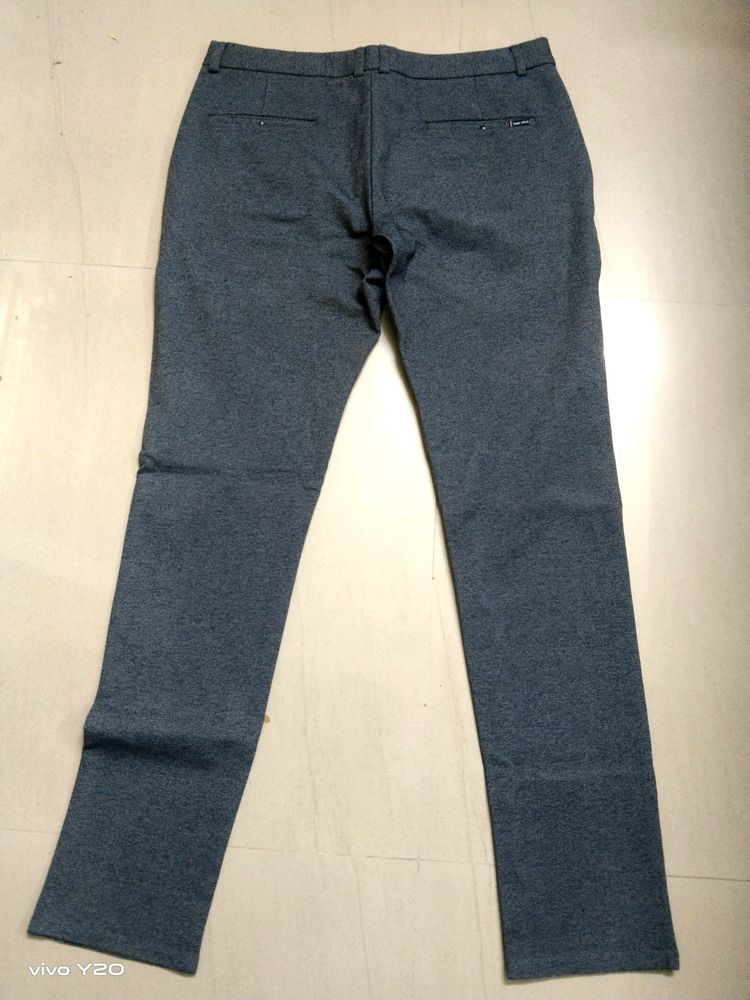 Gents Grey Lycra Pant