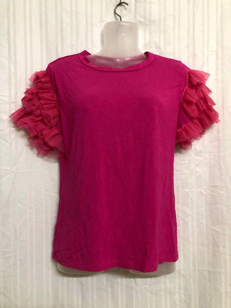 Pink Stylish Top For Women