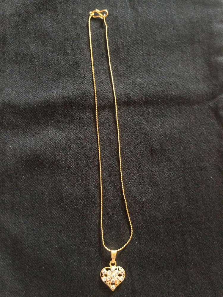 Golden Chain With Pendant