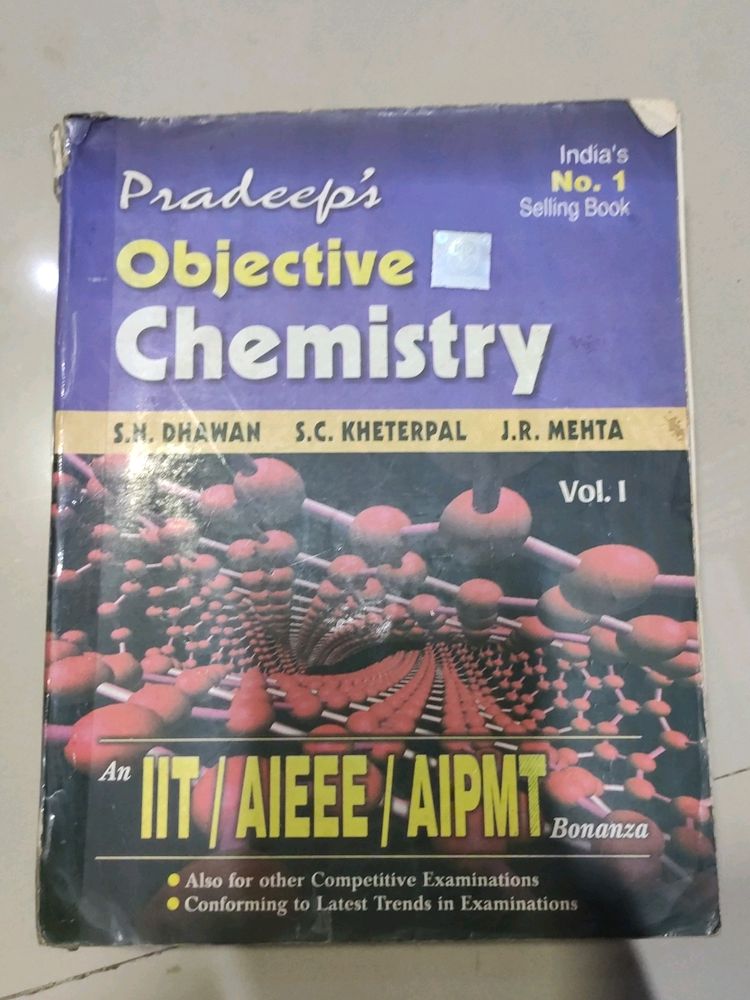 Pradeep Objective Chemistry Volume 1 For IIT JEE