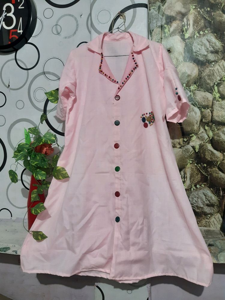 New Handmade Shirt Style Kurti