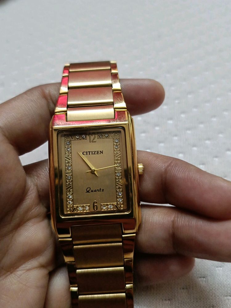 Men Golden Watch