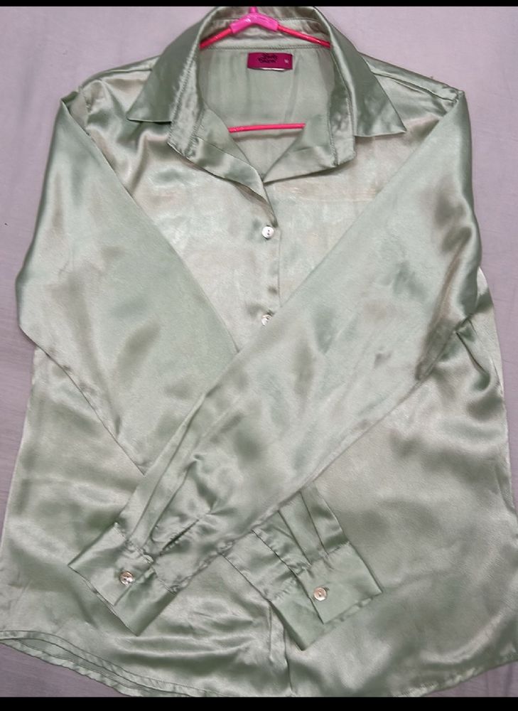 Women Satin Shirt