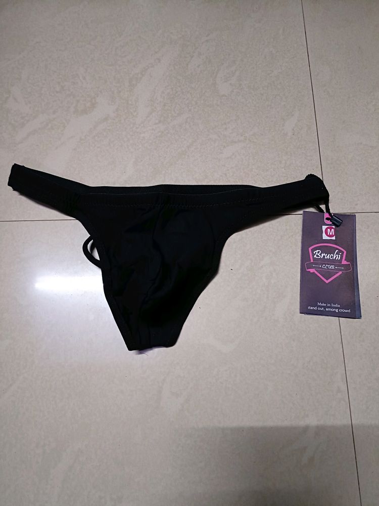 Men Thong Black