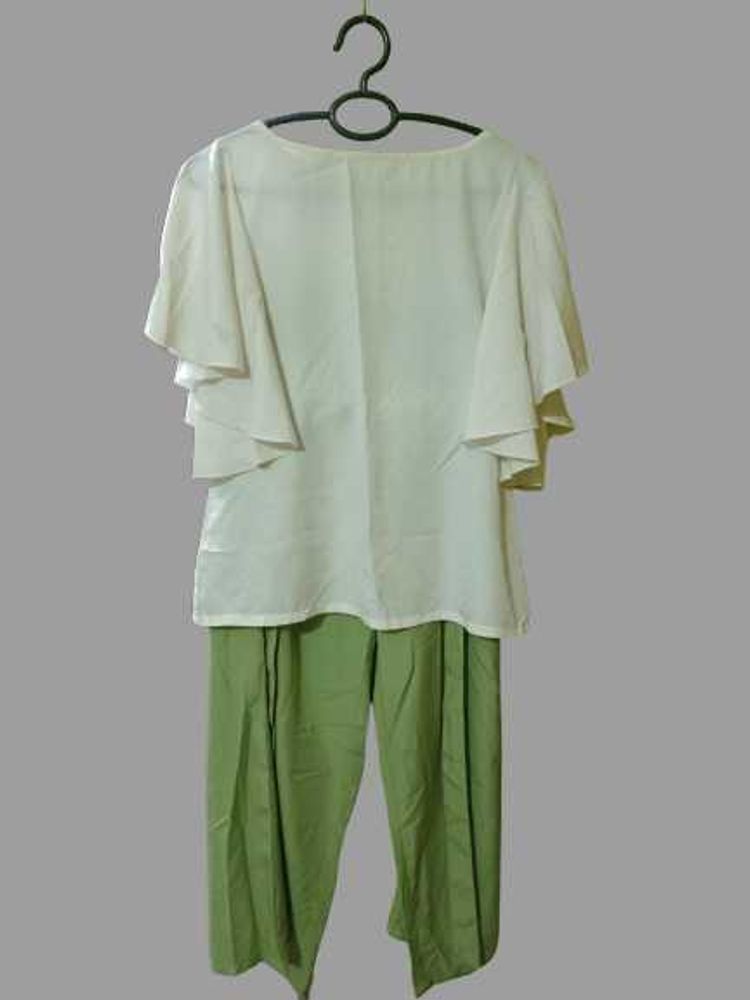 Women Linen Top Pant Set