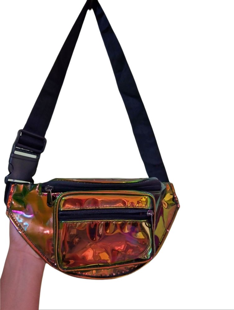 Fanny Crossbody Bag Holographic Genz