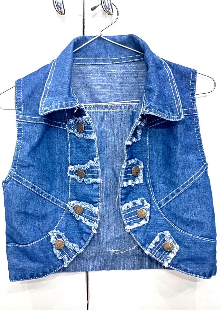 Crop Denim Jacket