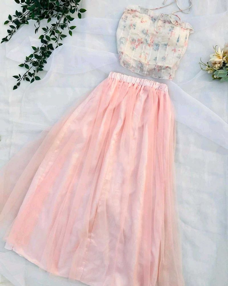 Barbie Skirt And Top Set