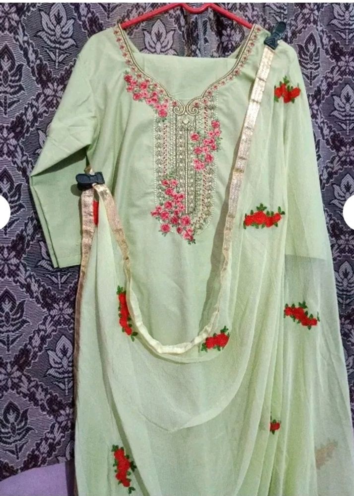 Suit With Pant And Dupata